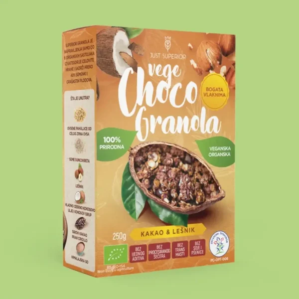 Granola choco 250 g Just Superior