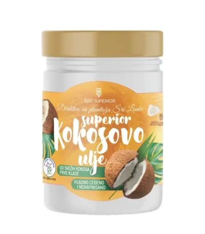 Slika teglice kokoosovog ulja 150g