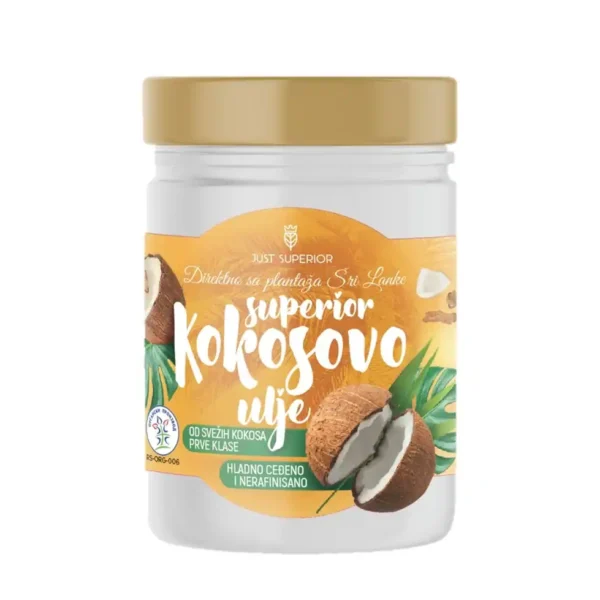 Slika teglice kokoosovog ulja 150g