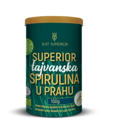 Organska spirulina u prahu sa Tajvana u pakovanju od 100g