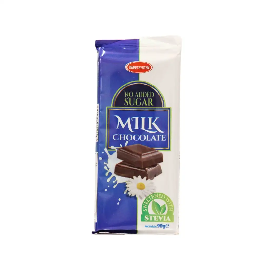Čokolada mlečna stevia 25g Čokolada mlečna stevia 25g Sweetsystem