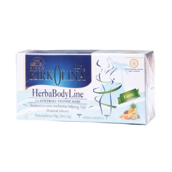 Čaj za kontrolu telesne mase Lux 20 kesica 50 g Kirka
