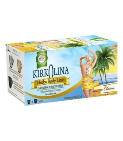 Čaj za kontrolu telesne mase 25 kesica 50g Kirka