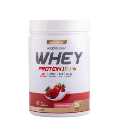 Whey Protein jagoda i jogurt 750g Maximalium