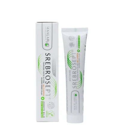Srebrosept pasta BEZ FLUORIDA – VEGAN 75 ml Maxlab