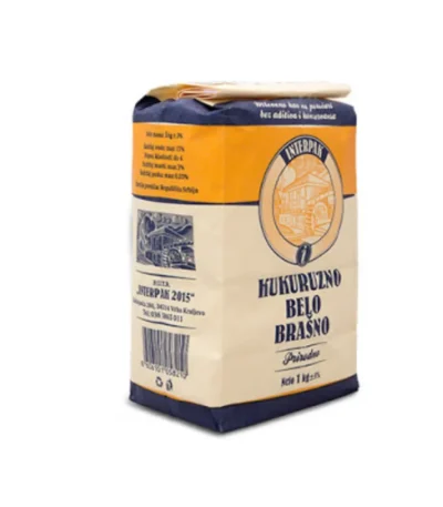 Kukuruzno belo brasno 1 kg Interpak