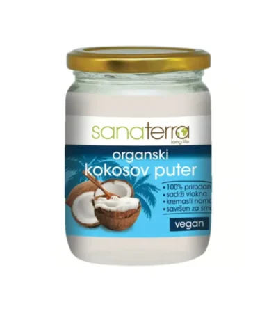 Kokosov puter 200 ml Sanatera