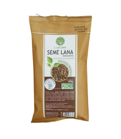 Lan seme organic 250 g Lucar
