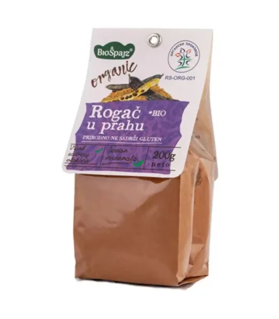 Rogač u prahu organic 200 g BioSpajz