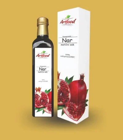 Matični voćni sok nara 500ml u pakovanju