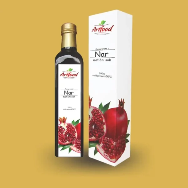 Matični voćni sok nara 500ml u pakovanju