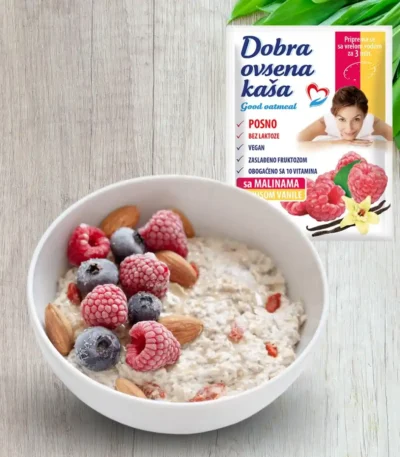 Ovsena kaša ideja za serviranje
