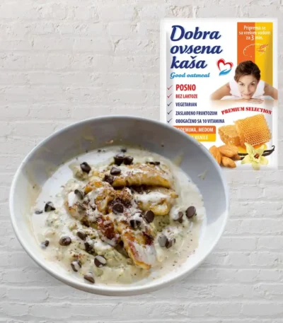 Ovsena kaša badem i med 65g