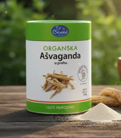 Ašvaganda prah organic 100 g Beyond