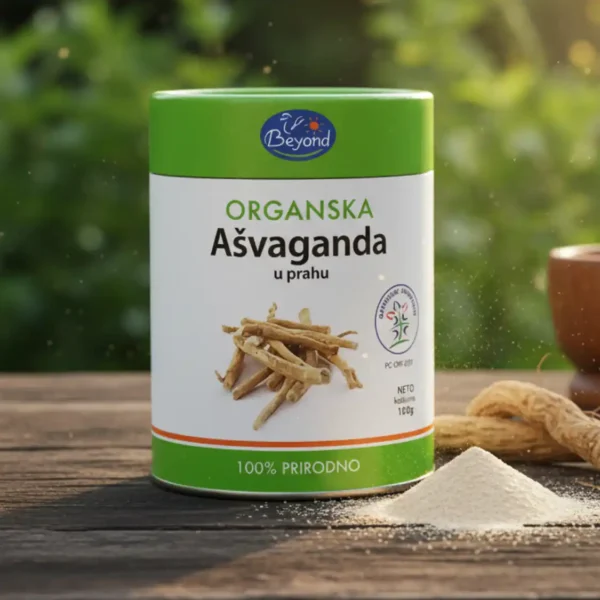 Ašvaganda prah organic 100 g Beyond