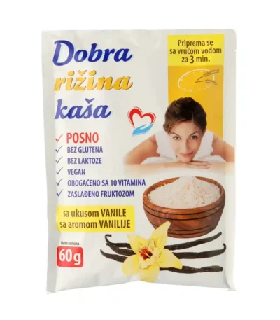 Dobra pirinčana kaša sa ukusom vanile 60 g