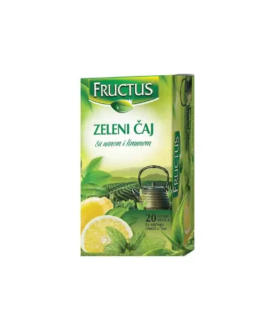 Zeleni čaj sa limunom 20 kesica 30 g Fructus