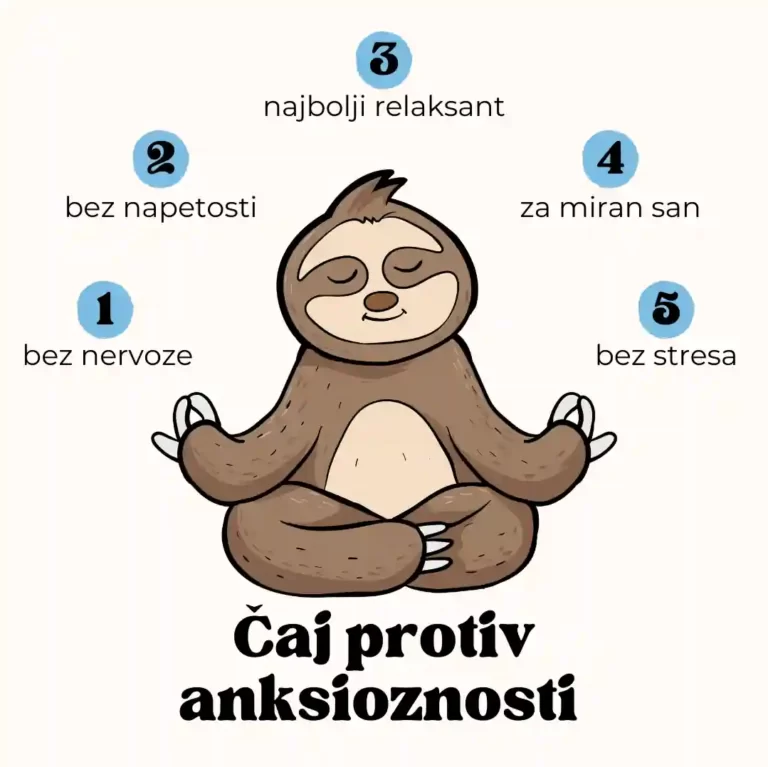 Čaj protiv anksioznosti i stresa, kod nervoze, napetosti i za regulaciju kortizola. Prirodni caj za smirenje, Najbolji lek za smirenje na biljnoj bazi iskustva.