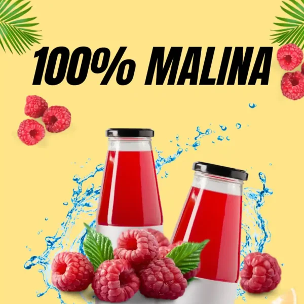 Malina 250 ml Illessby 100% zdrav, prirodni sok od maline, zdrava hrana, cena i dostava. Prirodni sok od maline prodaja. Zdrav, lep i osvežavajući sok. Leči i daje dozu energije.