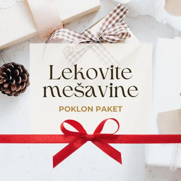 Paket koji prikazuje magiju prirodne nege lekovitim biljkama je poklon za rođendane, praznike, Božić, koleginice, godišnjice, Dan žena ili Dan zaljubljenih. Paket koji te naprosto uvlači u opuštajući, zen-mod svojim divnim aromama. Po potrebi popij jedan od čajeva a dok kuvaš isprobaj jedan od (ili oba!) ovih blagodetnih začina te na taj način pruži svome telu celokupnu podršku na početku nove godine, izazova i radnih zadataka.