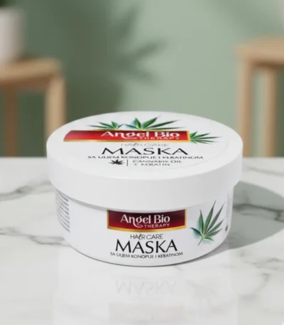 Maska za kosu od konoplje 250ml Angel Bio