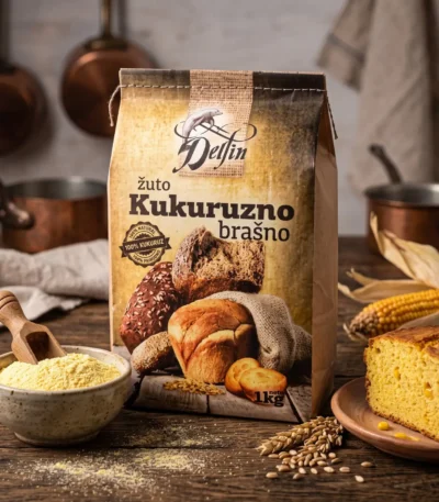 Brašno žuto kukuruzno 1kg Delfin