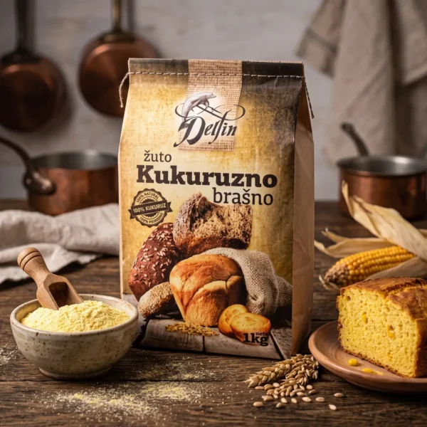 Brašno žuto kukuruzno 1kg Delfin
