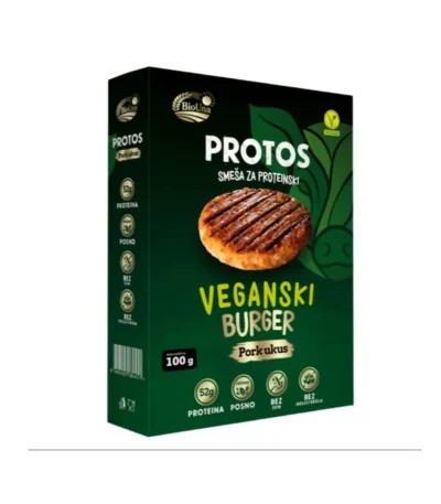 Veganski proteinski burger 100 g ukus svinjetine protos