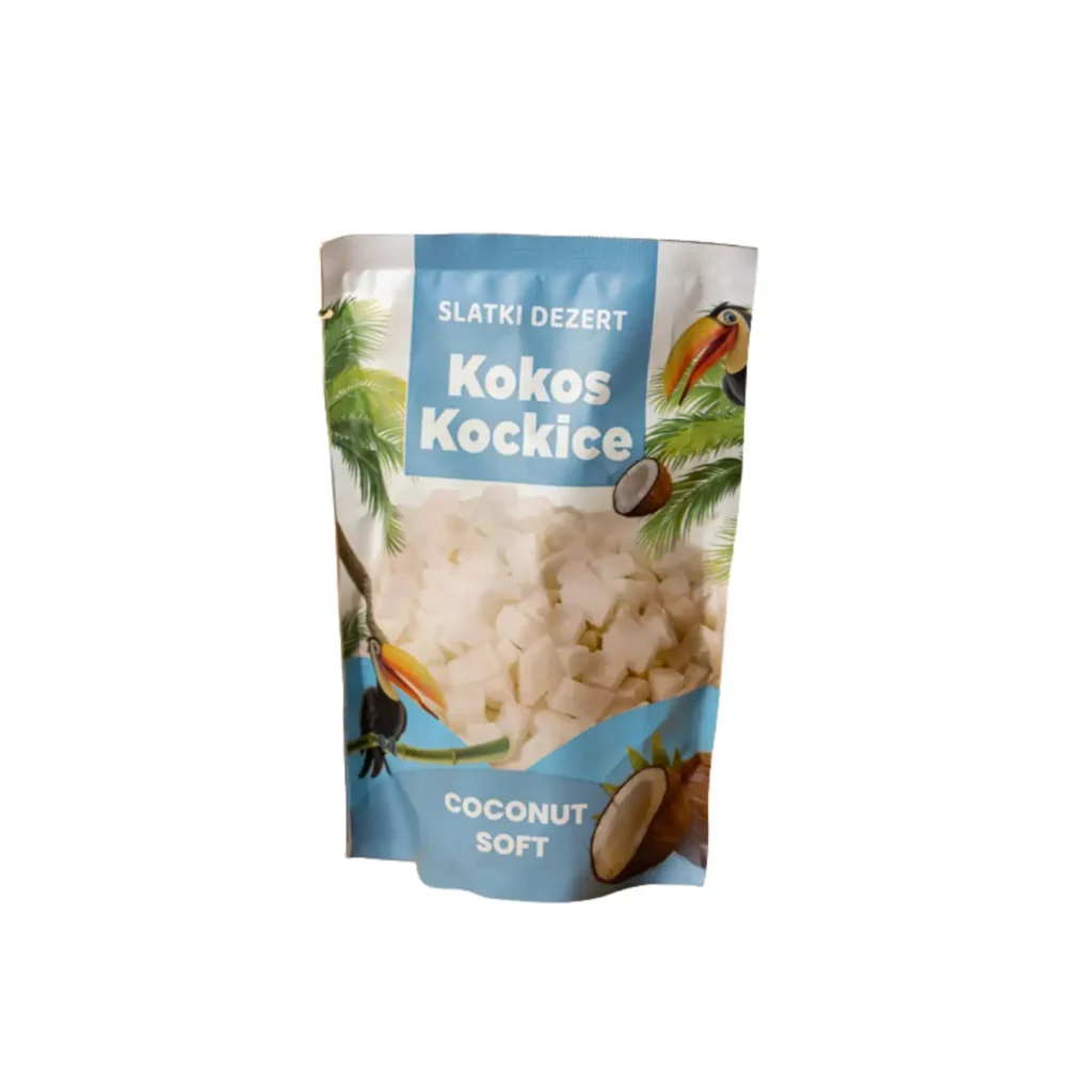 Kokos kockice 100g – Rebirt