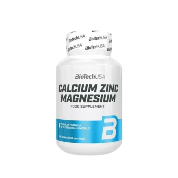 Calcium Zinc Magnesium 100 tableta – BioTechUSA