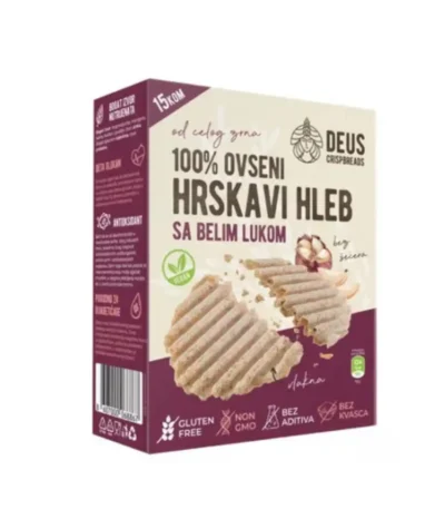 DEUS Galete ovsene sa beli luk 150g