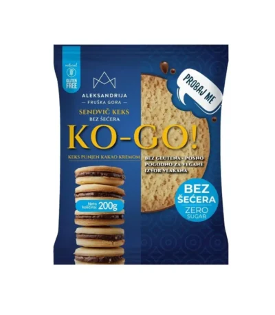 KO-GO keks bez glutena i šećera 200g