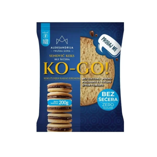 KO-GO keks bez glutena i šećera 200g