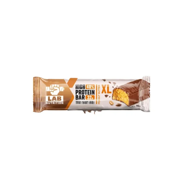 LAB Nutrition XL visoko proteinska čokolada kikiriki puter 80g