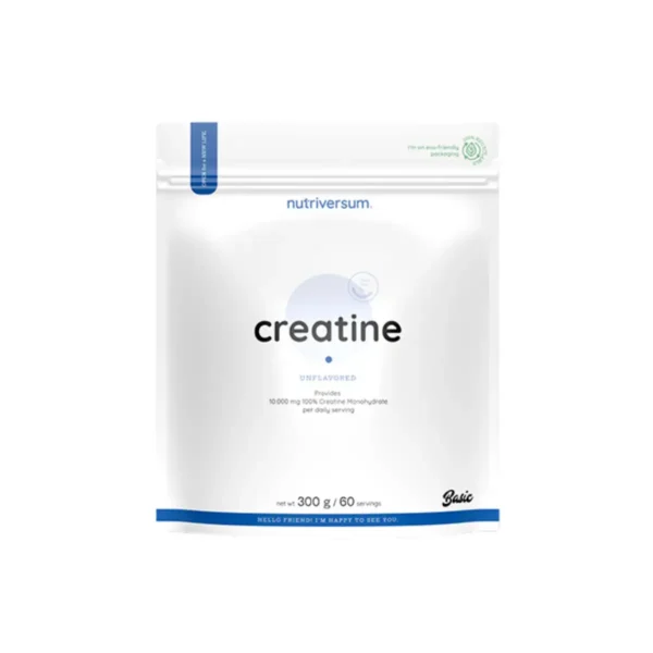 Creatine Basic Monohydrate 300g Kreatin Monohidrat – Nutriversum
