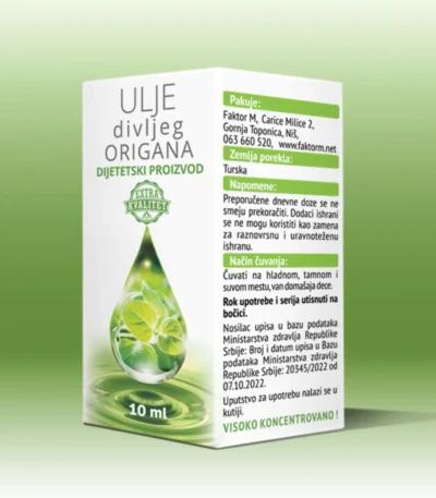 Origano divlji ulje 10 ml Faktor M