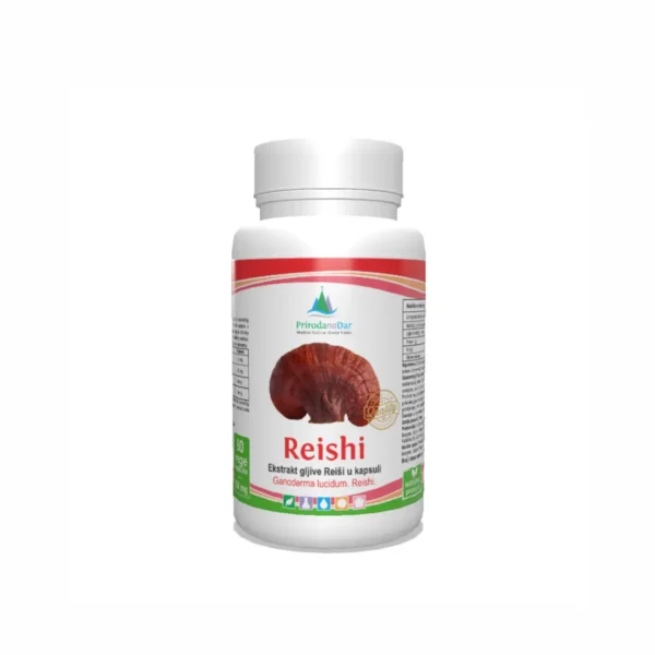 Reiši Gljiva Kapsule (Ganoderma Lucidum) 500mg – Priroda na Dar