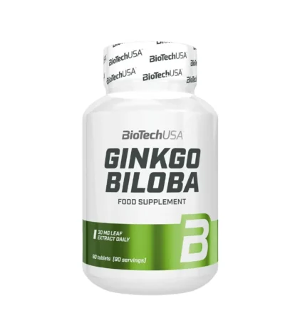 Ginkgo Biloba 90 tableta – Ekstrakt lista ginka 80 mg – BioTechUSA