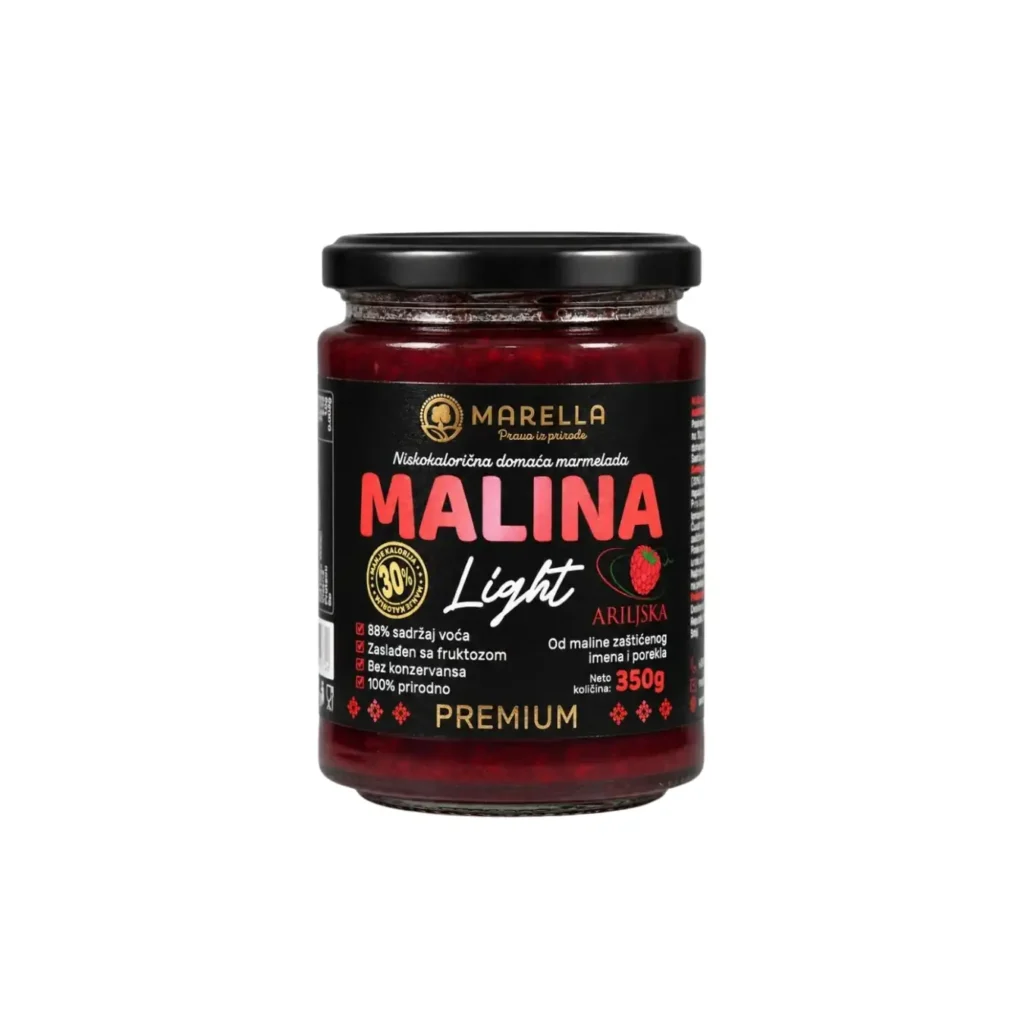 Marmelada light malina 350g marella