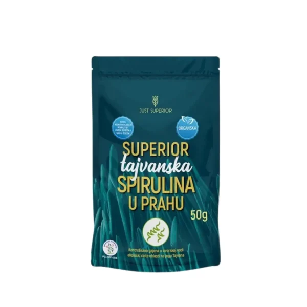 Spirulina prah organska 50g – Just Superior