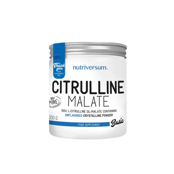 Citrulline Malate Unflavoured 200g – Nutriversum