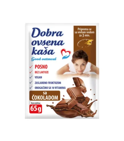 Dobra ovsena kasa čokolada 60g