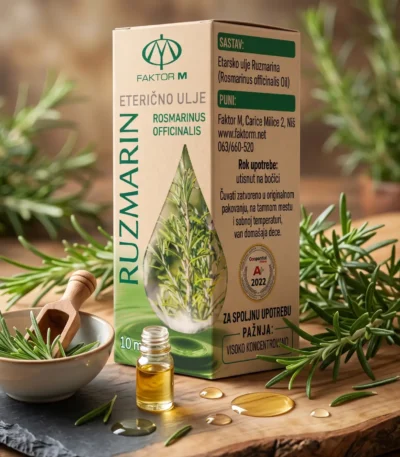 Etarsko ulje Ruzmarina 10ml – Faktor M