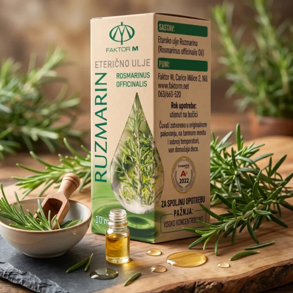 Etarsko ulje Ruzmarina 10ml – Faktor M