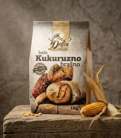 Kukuruzno belo brasno 500g Delfin
