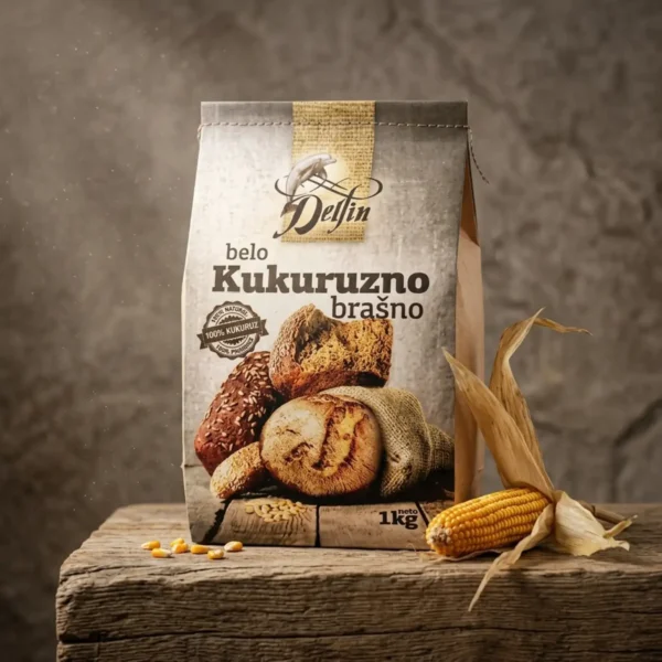 Kukuruzno belo brasno 500g Delfin